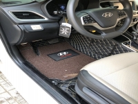 Thảm lót sàn ô tô 5D 6D cho xe Hyundai Accent.
