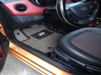 Thảm lót sàn ô tô 5D 6D cho xe Hyundai i20. Thảm da cao cấp, không mùi, không thấm nước.