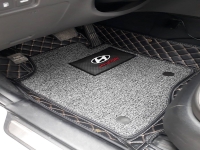 Thảm lót sàn ô tô 5D 6D cho xe Hyundai Sonata. Thảm da cao cấp, không mùi, không thấm nước.