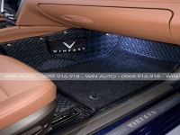 Thảm lót sàn 5D 6D xe Vinfast Lux A2.0, Thảm Lót Sàn Cao cấp, Không mùi, không thấm nước.
