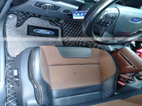 Thảm lót sàn 5D 6D xe Ford Ranger, Thảm Lót Sàn Cao cấp, Không mùi, không thấm nước.