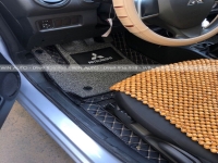 Thảm lót sàn 5D 6D xe Mitsubishi Attrage, Thảm Lót Sàn Cao cấp, Không mùi, không thấm nước.