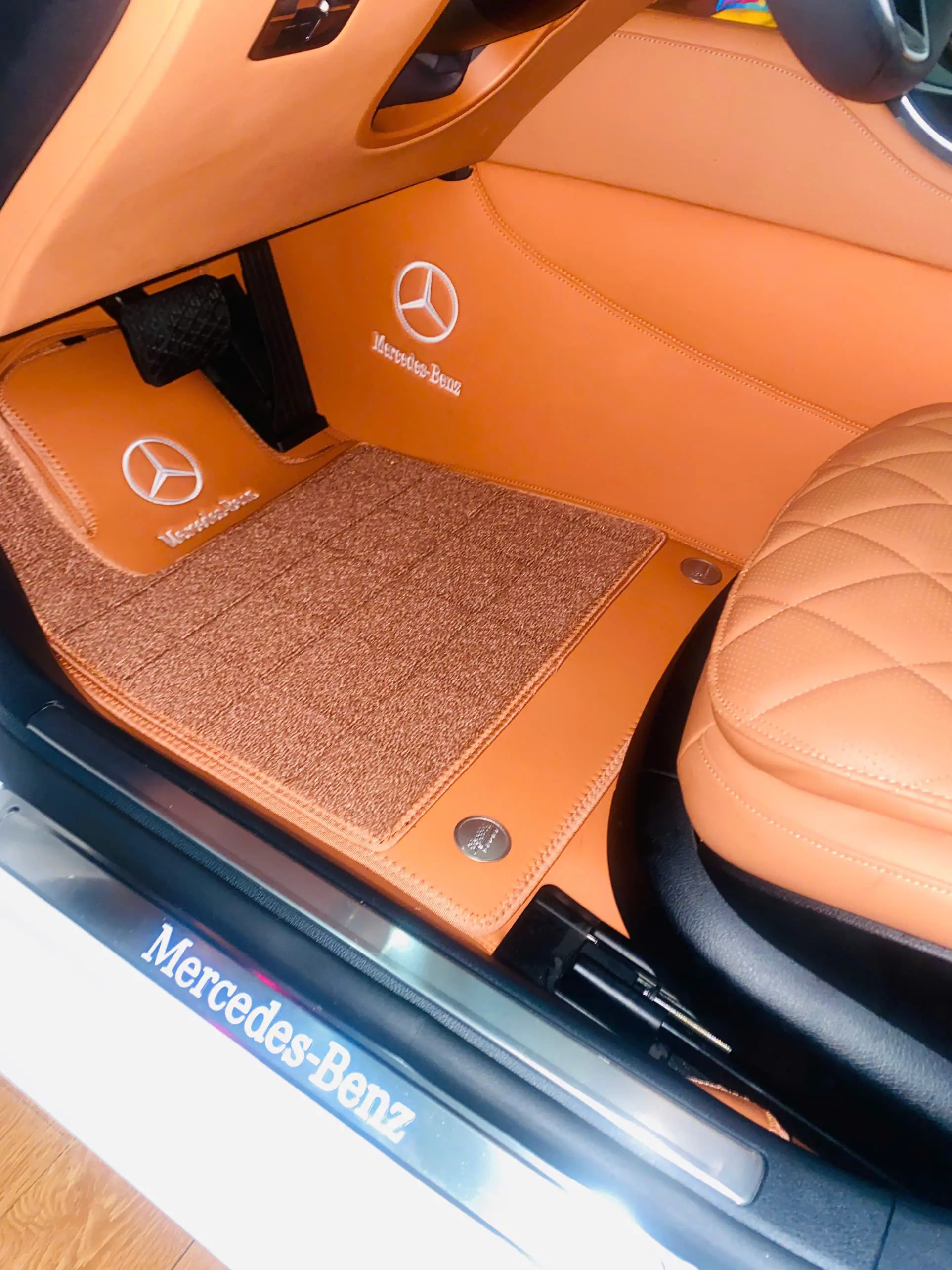 Thảm Lót Sàn 360 Mercedes S450 từ 2021 - 2026 Cao Cấp