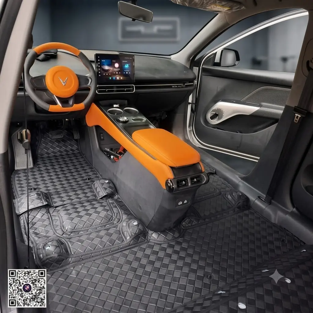 Thảm lót sàn 360 xe VinFast Limo Green